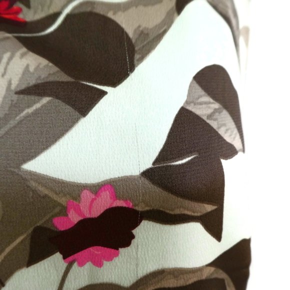 Banana Republic Dress Maxi Lined Fit Flare Botanical Floral 10 - Picture 12 of 12